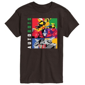 Men's - Transformers - Autobots Optimus Prime Bumblebee Starscream Short Sleeve Graphic T-Shirt - 1 of 4