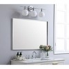 Elegant Lighting Aluminum Frame Rectangle Mirror 30x42 In Gold - 3 of 4