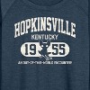 Women's - Instant Message - Hopkinsville Kentucky Lightweight French Terry Wide Neck Long Sleeve Graphic Shirt - 2 of 4