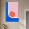 Art Remedy A Loner sun Modern Color Block Abstract Wall Art Unframed - 2 of 4