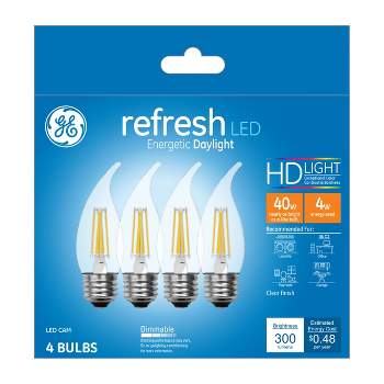 GE 40W Daylight LED A15 Clear Light Bulb Refrigerator Decorative 350 Lumens  NEW