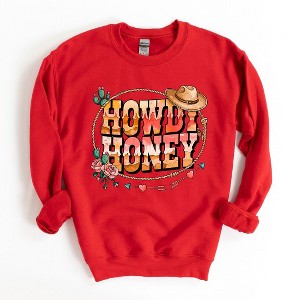 Simply Sage Market Women's Graphic Sweatshirt Howdy Honey - 1 of 4