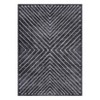 Modern Geometric Area Rug Farmhouse Stripe Area Rug Living Room Stain Resistant Non-Slip Carpet for Bedroom Dining Room - 3 of 4