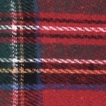 large plaid red