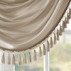 Gracie Mills Aurelius Faux Silk Sheen Waterfall Embellished Valance - 2 of 4