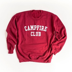 Simply Sage Market Women's Graphic Sweatshirt Campfire Club - 1 of 3