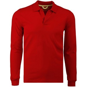 Marquis Men's Long Sleeve Slim Fit Polo Jersey - 1 of 4