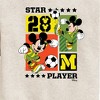 Boys' - Disney - Mickey Soccer Graphic Long Sleeve Fleece Sweatshirt - 2 of 4