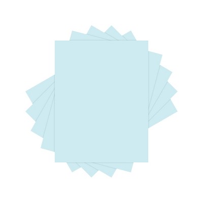 Lettermark Colors 30% Recycled Colored Paper 20 lbs. 8.5" x 11" Blue 500 Sheets/Ream (94284)