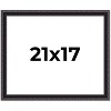 PosterPalooza | Antique Red Picture Frame - UV Acrylic, Backing Board, Hanging Hardware Included - 2 of 4