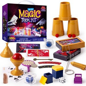 Joyfy 180+ Magic Set, Fun Magic Trick Kit with Step-by-step Instructional Video for Kids Age 6+, Creative Magician Toy Ideal Gift for Boys Girls - 1 of 4