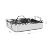 Demeyere Industry 5-Ply Stainless Steel 15.7 X 13.3-inch Roasting Pan - 3 of 4