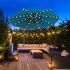 TiramisuBest 9ft Aluminum Cantilever Tilt Patio Umbrella with Center Pole - Lake Blue (Not Base) - 2 of 4