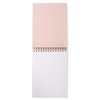 Blank Wrap Journal Hardcover Spiral Bound Pink - Fringe