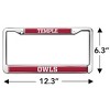 Temple University Owls Logo Full Size Standard License Plate Metal Frame - 4 of 4