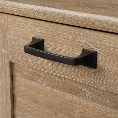 Orchard Oak Double Pedestal Desk with Storage