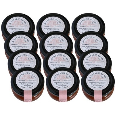 The Preservator Pink Grapefruit and Champagne Preserves - Case of 12/3.89 oz