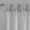MAYEERTY Floral Embellished Cuff Tab Top Solid Curtain Panel(Only 1 Pc Panel) - 4 of 4