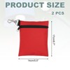 Unique Bargains Oxford Cloth Zipper Professional Golf Tee Pouches 5.5" x 6.7" 2 Pcs - 2 of 4
