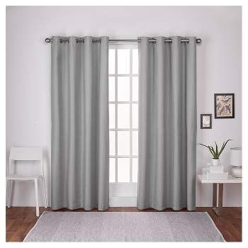 GC GAVENO CAVAILIA Pair of Crushed Velvet Curtains 66x72 Inch, Fully Lined  Ring Top Plush Eyelet Velour Curtains Thermal Curtains for Living Room,  Grey Curtains : : Home & Kitchen