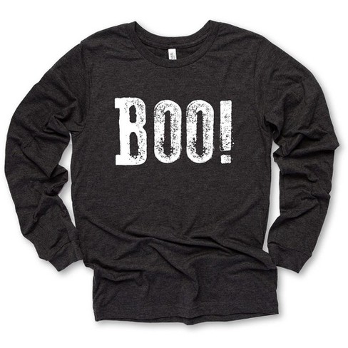 Simply Sage Market Women's Boo! Long Sleeve Graphic Tee - image 1 of 3