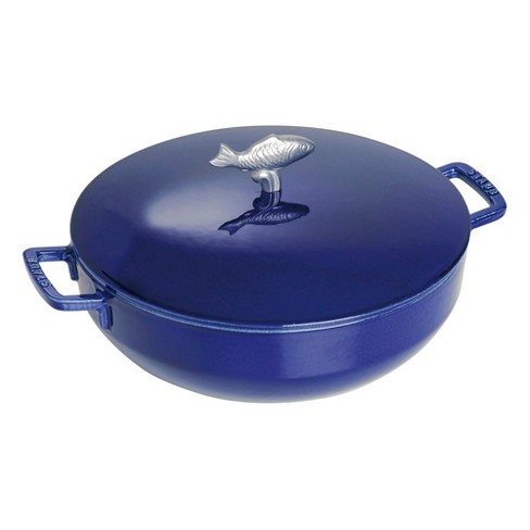 Staub Cast Iron - Sets 4-pc Stackable Set, Dark Blue