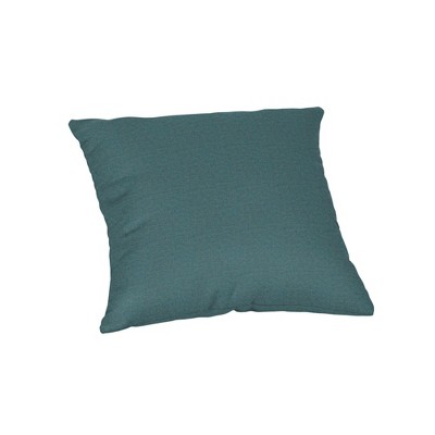 Casual Cushion Solid Sunbrella Fabric 1-Piece Indoor/Outdoor Square Throw Pillow