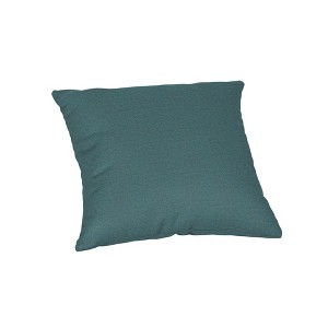 Casual Cushion Solid Sunbrella Fabric 1-Piece Indoor/Outdoor Square Throw Pillow - 1 of 4
