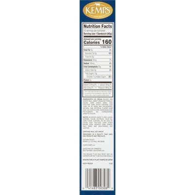 Kemps Vanilla Ice Cream Sandwiches - 12pk