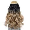Unique Bargains Women's Big Wavy Hair Extensions High Temperature Fiber Gradient Light Gray 1 Pc - 2 of 3