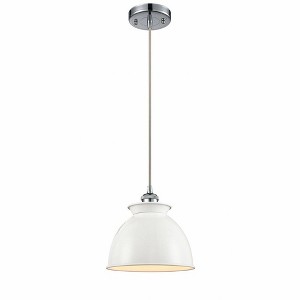 Adirondack - 1 Light Cord Hung Mini Pendant In Industrial Style-10 Inches Tall and 8.13 Inches Wide - 1 of 1