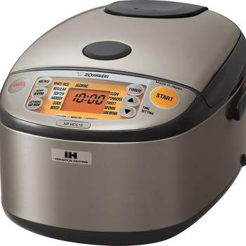 Zojirushi 5.5 Cup Induction Heating Rice Cooker & Warmer - Stainless Dark Gray
