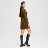 Women's Long Sleeve Corduroy Mini Shirtdress - Universal Thread™ - 4 of 4