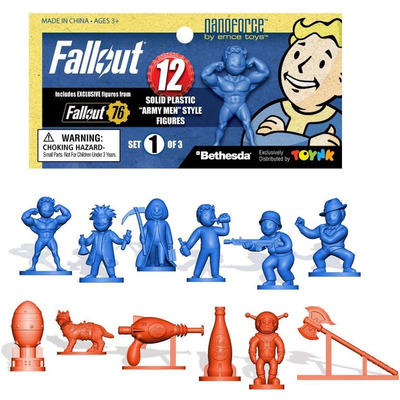 Toynk Fallout Nanoforce Series 1 Army Builder Figure Collection - Bagged Set 1, 1 of 8