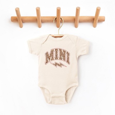 The Juniper Shop Mini Leopard Lightning Bolt Baby Bodysuit
