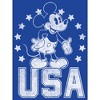 Juniors Womens Mickey & Friends Fourth of July USA Mickey Mouse T-Shirt - 2 of 4