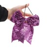 Unique Bargains Elegant Sequins Bow Hair Clip 2 Pcs - 4 of 4