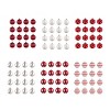 National Tree Company First Traditions Christmas Tree Ornaments, Red and White Ball Assortment, Set of 96 - 4 of 4