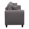 81.5 inch European Style Modern Sofa Couch,Minimalism Couches Sofa for Livingroom,Dark Grey - 3 of 4