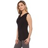 Rekucci Women's Super Soft Knit Cowl Neck Sleeveless Top – Versatile Casual to Dressy Style - 2 of 3