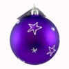 Laved Italian Ornaments 3.5 Inch Bat Purple Ball Halloween Tree Ornament , Halloween Reflector (PC) - 2 of 2
