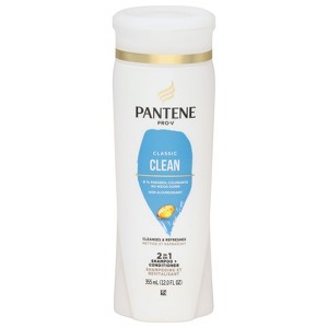 Pantene Pro-V 2 in 1 Classic Clean Shampoo + Conditioner 12.0 fl oz - 1 of 4