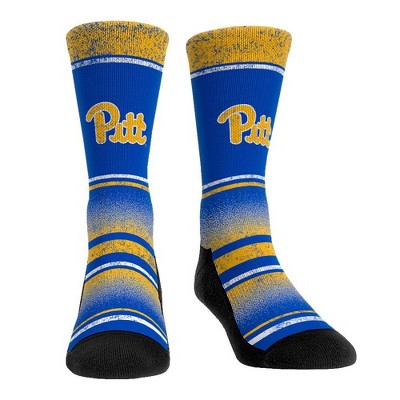 NCAA Pitt Panthers Vintage Crew Socks - L/XL