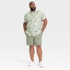 Men's Short Sleeve Poplin Shirt - Goodfellow & Co™ Aqua Blue - 3 of 3