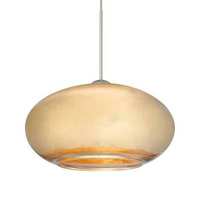 Besa Lighting Brio 7 1 - Light Pendant in  Satin Nickel