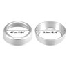 Unique Bargains Multimedia Knob Cover Ring Aluminum Alloy Knob Cover Ring for BMW 1 2 3 4 5 6 7 Series X3 X4 X5 X6 - 2 of 3