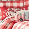 Road Trip Script Decorative Pillow Red - Levtex Home - 3 of 4