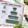 Gulches 6.4' x 2' x 1' Galvanized Raised Garden Bed Kit, Green Metal Planter Box with Safety Edging - 3 of 4