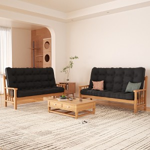 Floor Mattress Futon Mattress, Tatami Mat Sleeping Pad Foldable Roll Up Mat, Sofa Couch Bed, Full - 1 of 4