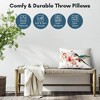 Americanflat Floral Throw Pillow with Premium Polyester - Hummingbird and Flowers - 2 of 4